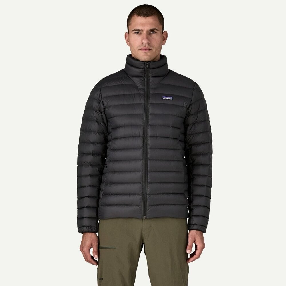 Patagonia Men's Size Small Black Down Sweater Insulated Puffer Jacket #84675 NWT